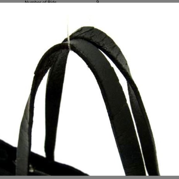 FENDI Zucca pattern nylon x leather handbag mini bag black - Picture 5 of 8